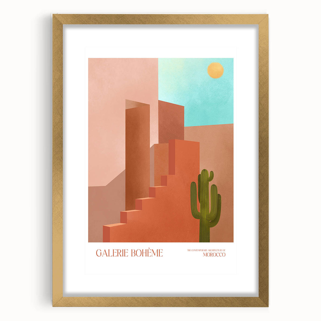 Contemporary Canvas Art – Modern Wall Decor Featuring Moroccan Style