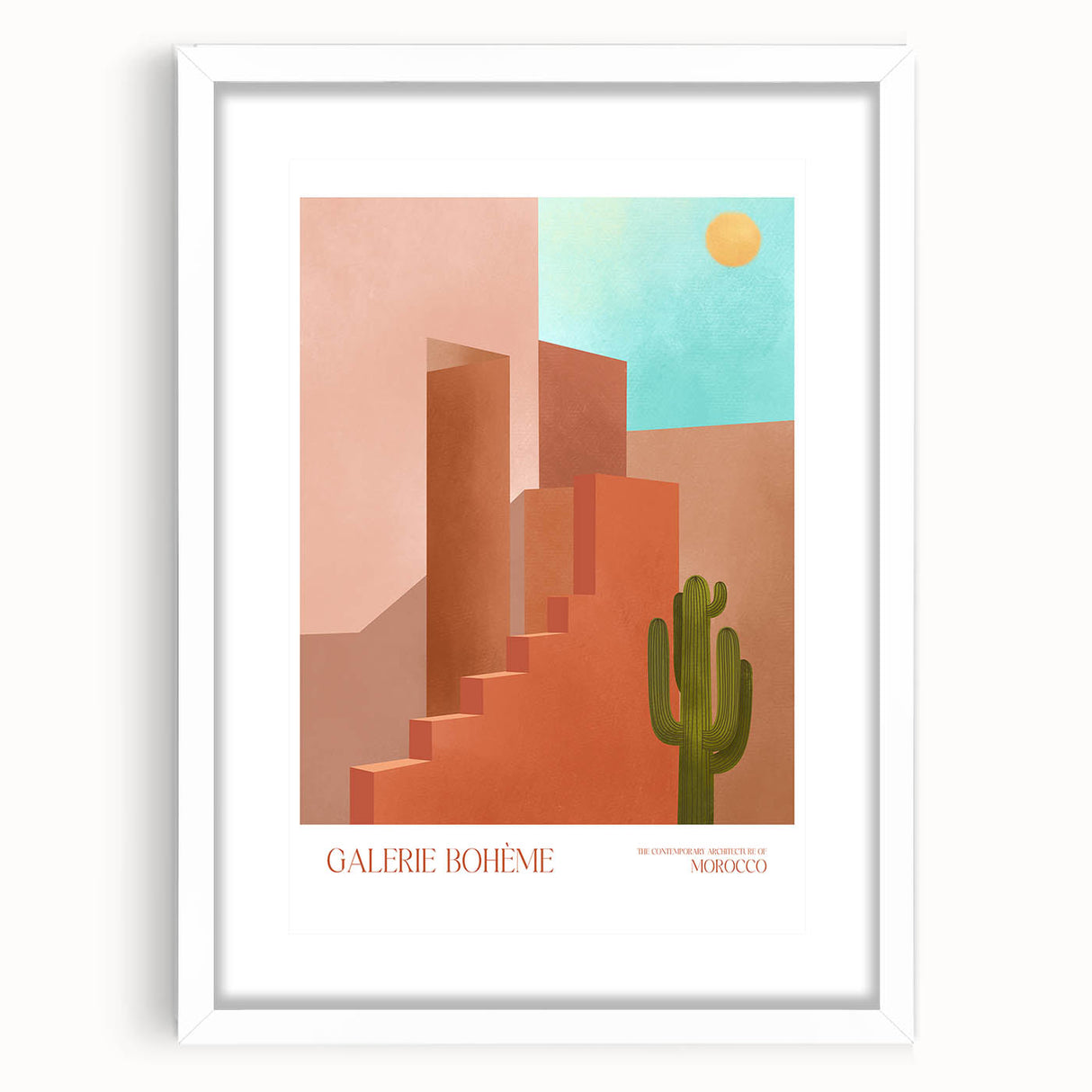 Contemporary Canvas Art – Modern Wall Decor Featuring Moroccan Style