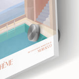 Contemporary Art Prints – Modern Poolside Decor Inspired by Moroccan Style