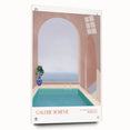 Contemporary Art Prints – Modern Poolside Decor Inspired by Moroccan Style