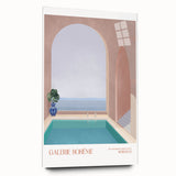 Contemporary Art Prints – Modern Poolside Decor Inspired by Moroccan Style