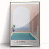 Contemporary Art Prints – Modern Poolside Decor Inspired by Moroccan Style