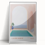 Contemporary Art Prints – Modern Poolside Decor Inspired by Moroccan Style