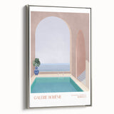 Contemporary Art Prints – Modern Poolside Decor Inspired by Moroccan Style