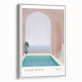 Contemporary Art Prints – Modern Poolside Decor Inspired by Moroccan Style