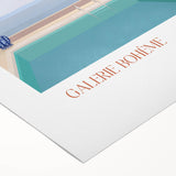 Contemporary Art Prints – Modern Poolside Decor Inspired by Moroccan Style