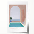 Contemporary Art Prints – Modern Poolside Decor Inspired by Moroccan Style