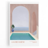 Contemporary Art Prints – Modern Poolside Decor Inspired by Moroccan Style