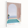 Contemporary Art Prints – Modern Poolside Decor Inspired by Moroccan Style