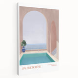 Contemporary Art Prints – Modern Poolside Decor Inspired by Moroccan Style