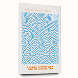 Contemporary Canvas Art – Modern Abstract Print Inspired by Yayoi Kusama