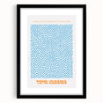 Contemporary Canvas Art – Modern Abstract Print Inspired by Yayoi Kusama