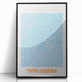 Contemporary Canvas Art – Modern Abstract Print Inspired by Yayoi Kusama