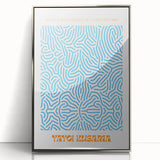 Contemporary Canvas Art – Modern Abstract Print Inspired by Yayoi Kusama