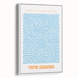 Contemporary Canvas Art – Modern Abstract Print Inspired by Yayoi Kusama