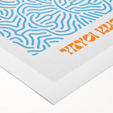 Contemporary Canvas Art – Modern Abstract Print Inspired by Yayoi Kusama