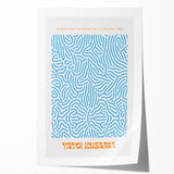 Contemporary Canvas Art – Modern Abstract Print Inspired by Yayoi Kusama