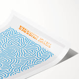 Contemporary Canvas Art – Modern Abstract Print Inspired by Yayoi Kusama