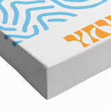 Contemporary Canvas Art – Modern Abstract Print Inspired by Yayoi Kusama