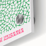 Modern Wall Decor – Contemporary Canvas Art with Abstract Green Pattern