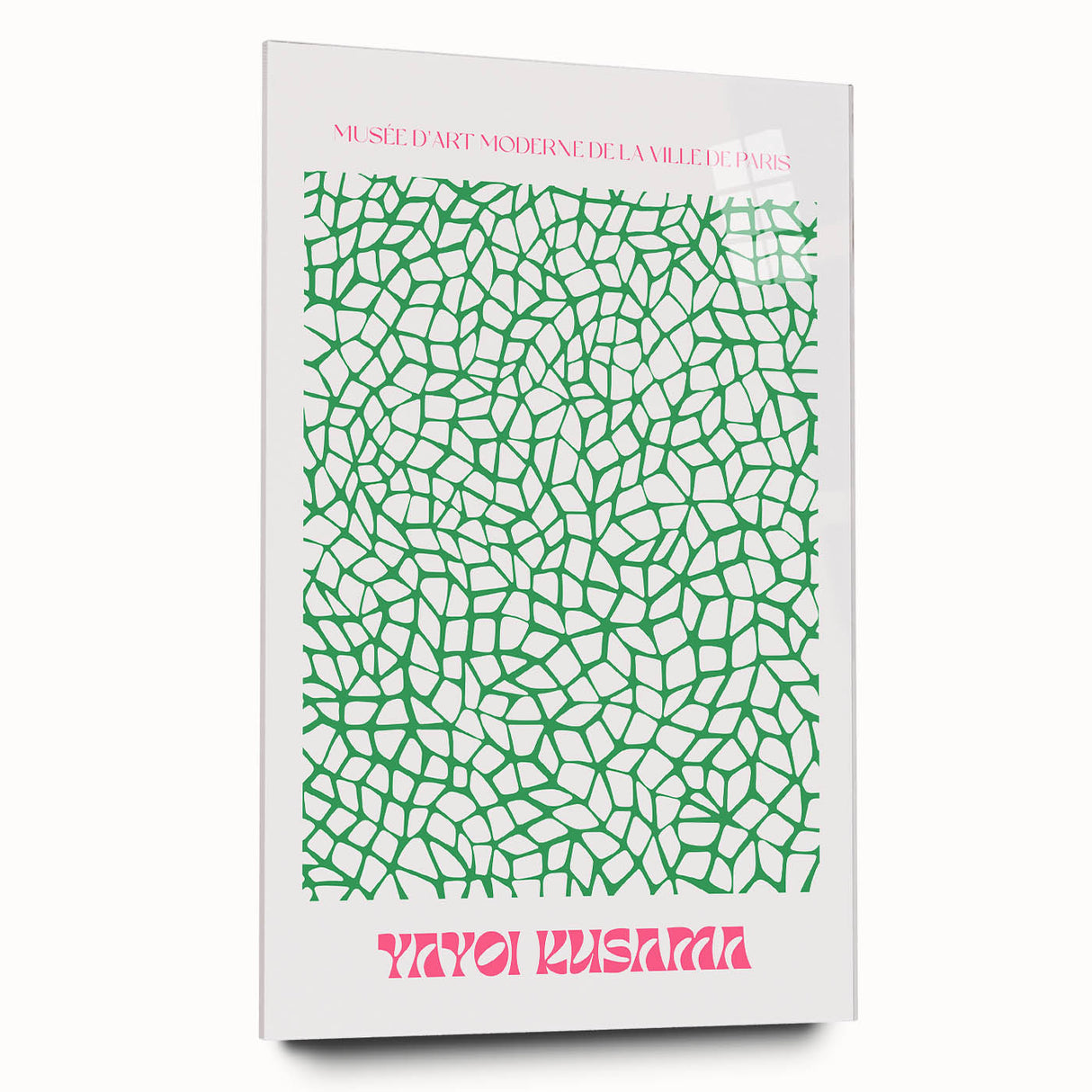 Modern Wall Decor – Contemporary Canvas Art with Abstract Green Pattern