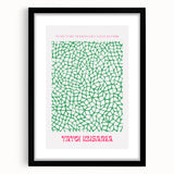 Modern Wall Decor – Contemporary Canvas Art with Abstract Green Pattern