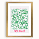 Modern Wall Decor – Contemporary Canvas Art with Abstract Green Pattern