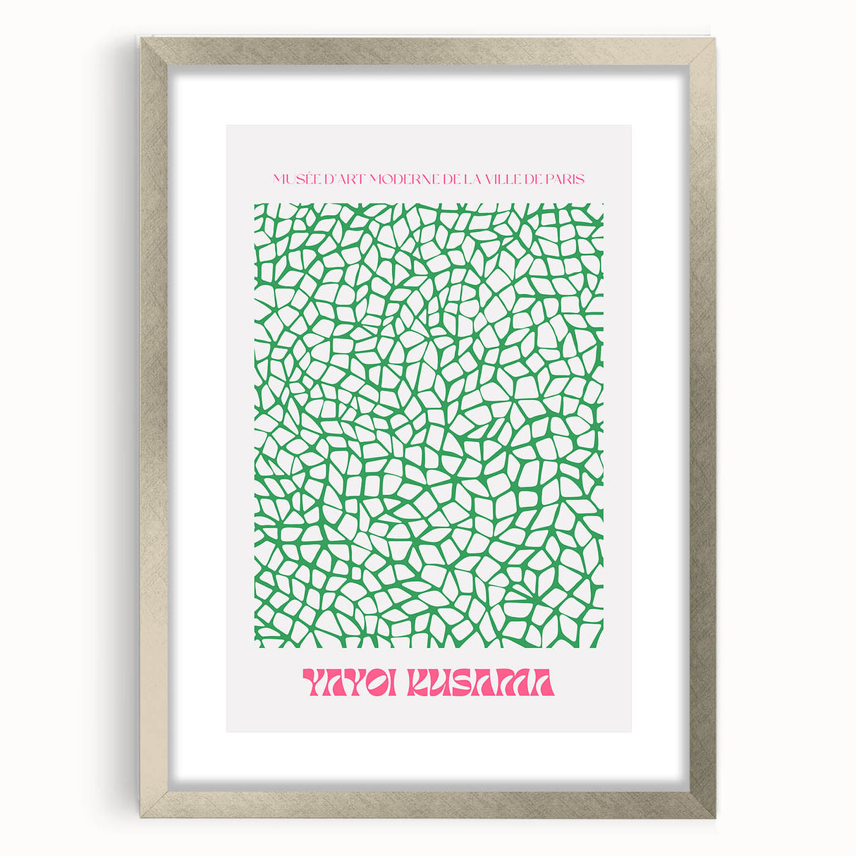 Modern Wall Decor – Contemporary Canvas Art with Abstract Green Pattern