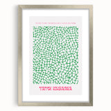 Modern Wall Decor – Contemporary Canvas Art with Abstract Green Pattern