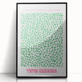 Modern Wall Decor – Contemporary Canvas Art with Abstract Green Pattern