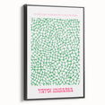 Modern Wall Decor – Contemporary Canvas Art with Abstract Green Pattern