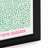 Modern Wall Decor – Contemporary Canvas Art with Abstract Green Pattern