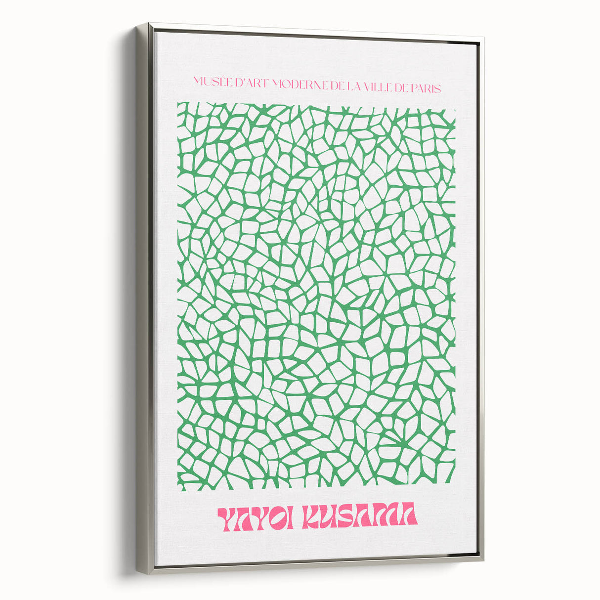 Modern Wall Decor – Contemporary Canvas Art with Abstract Green Pattern