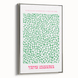 Modern Wall Decor – Contemporary Canvas Art with Abstract Green Pattern