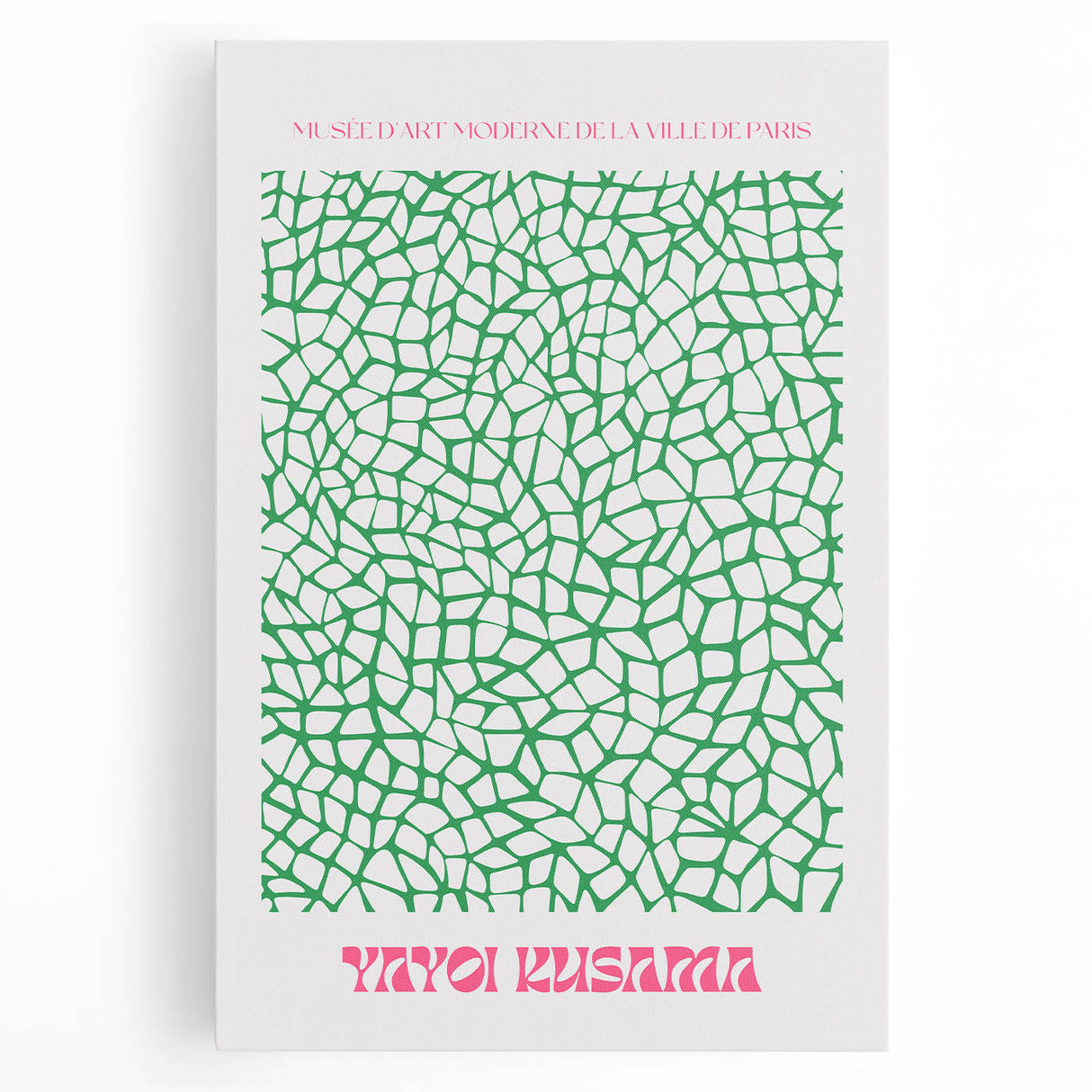 Modern Wall Decor – Contemporary Canvas Art with Abstract Green Pattern
