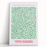 Modern Wall Decor – Contemporary Canvas Art with Abstract Green Pattern