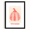 Modern Wall Art – Contemporary Canvas with Yayoi Kusama’s Pumpkin Design