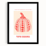 Modern Wall Art – Contemporary Canvas with Yayoi Kusama’s Pumpkin Design