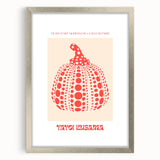 Modern Wall Art – Contemporary Canvas with Yayoi Kusama’s Pumpkin Design