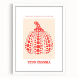 Modern Wall Art – Contemporary Canvas with Yayoi Kusama’s Pumpkin Design