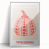 Modern Wall Art – Contemporary Canvas with Yayoi Kusama’s Pumpkin Design