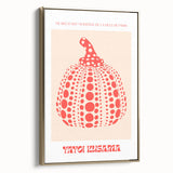 Modern Wall Art – Contemporary Canvas with Yayoi Kusama’s Pumpkin Design