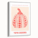 Modern Wall Art – Contemporary Canvas with Yayoi Kusama’s Pumpkin Design