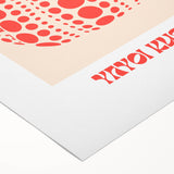 Modern Wall Art – Contemporary Canvas with Yayoi Kusama’s Pumpkin Design