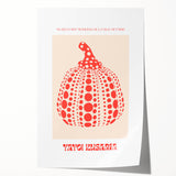Modern Wall Art – Contemporary Canvas with Yayoi Kusama’s Pumpkin Design