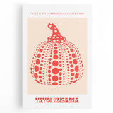 Modern Wall Art – Contemporary Canvas with Yayoi Kusama’s Pumpkin Design