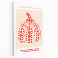 Modern Wall Art – Contemporary Canvas with Yayoi Kusama’s Pumpkin Design