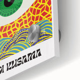 Contemporary Canvas Art – Abstract Eye Design Inspired by Yayoi Kusama