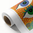 Contemporary Canvas Art – Abstract Eye Design Inspired by Yayoi Kusama