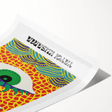 Contemporary Canvas Art – Abstract Eye Design Inspired by Yayoi Kusama